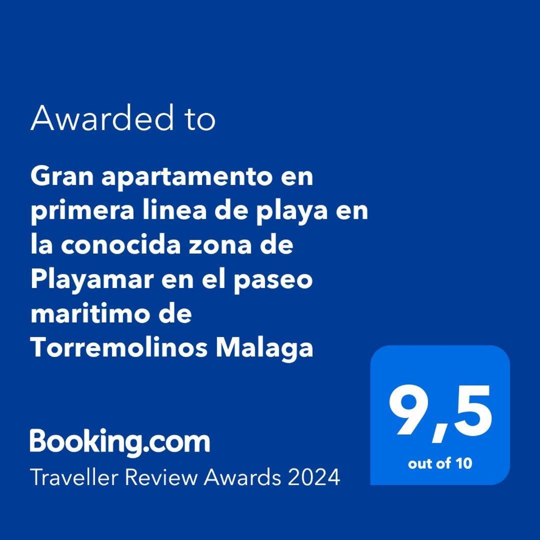 Exclusive Beachfront Apartment Torremolinos - Pool - Paddle - Tenis - Wifi - Central Aircon Eksteriør billede